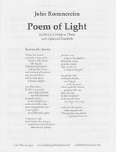 Poem of Light SSAA choral sheet music cover